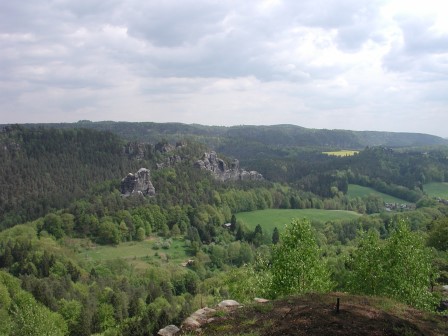 Rock formations in the Bastei